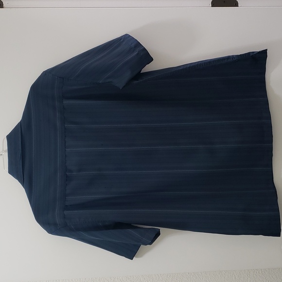 Mens Haggard Casual Short Sleeve Button Down One Pocket Shirt - Picture 6 of 8